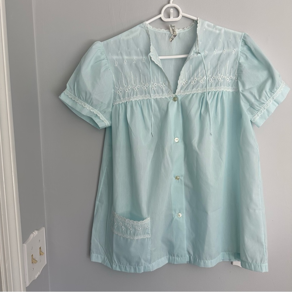 Komar PajamaSet Sz34(M) Sky Blue NWT Vintage